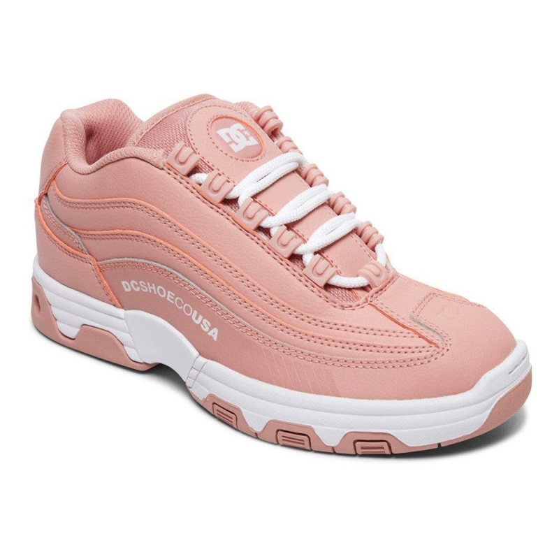 DC Shoes Legacy Lite Leren Schoenen Dames Roze | ZLQ73A-070