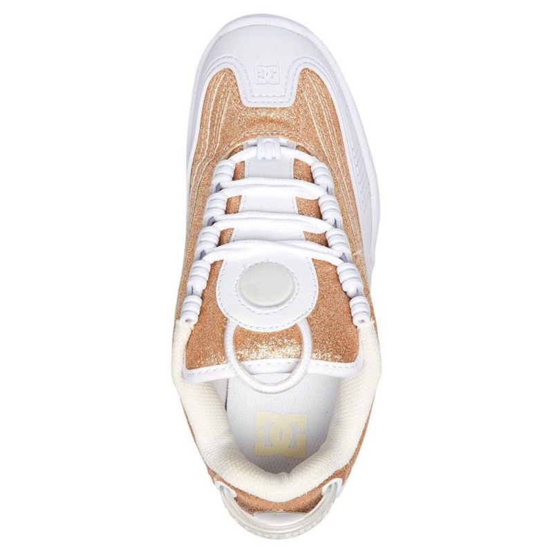 DC Shoes Legacy OG Schoenen Dames Goud Wit | AGD32V-503