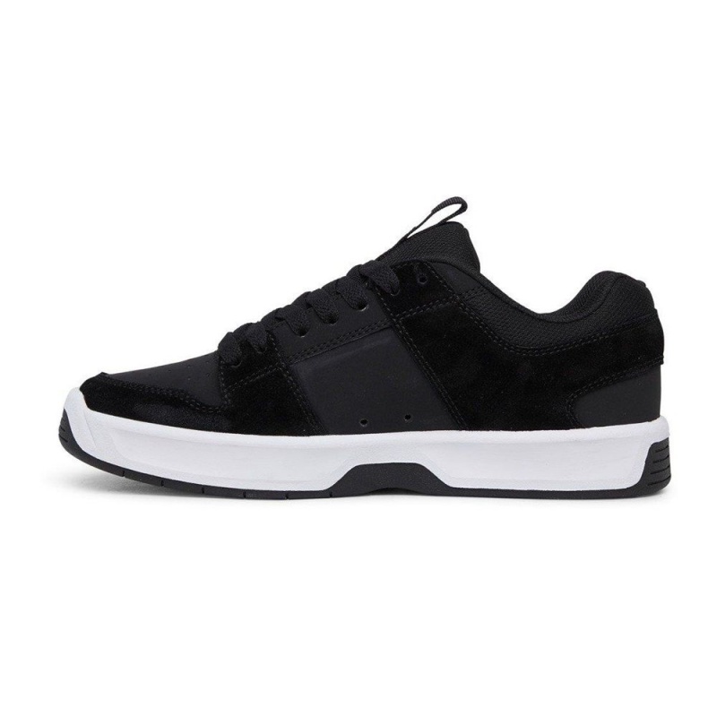 DC Shoes Lynx Zero Leren Schoenen Heren Zwart Wit | EZE90O-703