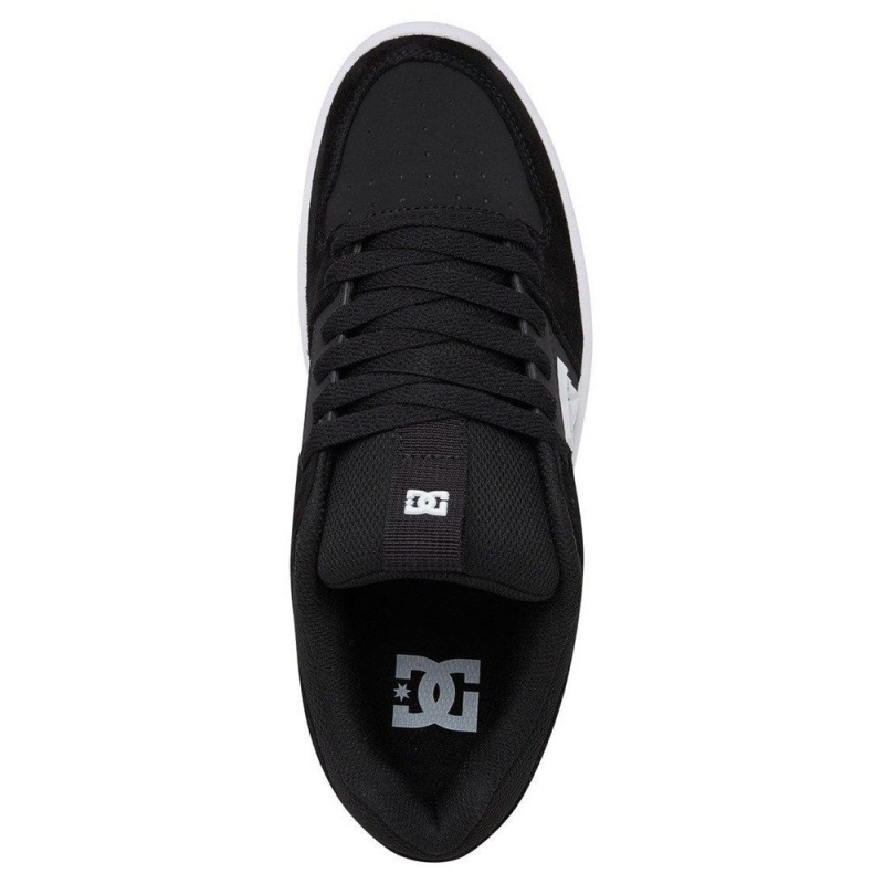 DC Shoes Lynx Zero Leren Schoenen Heren Zwart Wit | EZE90O-703