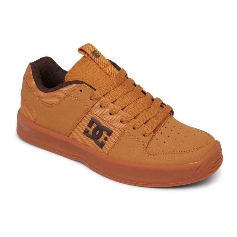 DC Shoes Lynx Zero Leren Schoenen Heren Bruin | FBJ07T-822