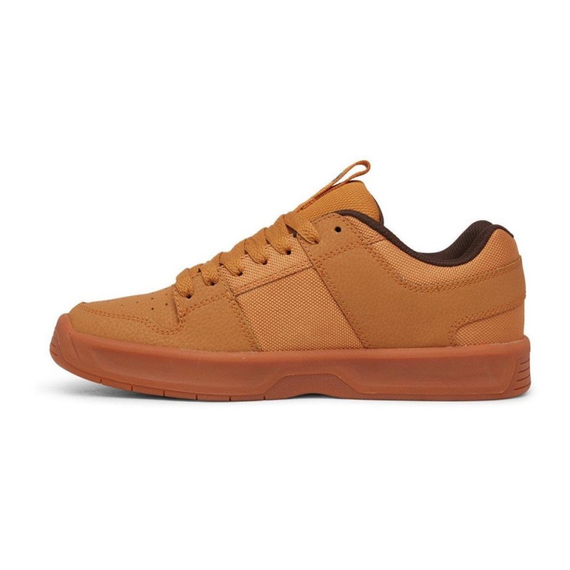 DC Shoes Lynx Zero Leren Schoenen Heren Bruin | FBJ07T-822