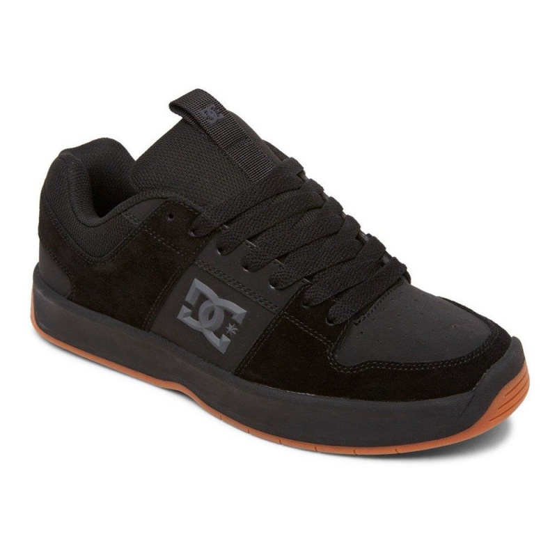 DC Shoes Lynx Zero Leren Schoenen Heren Zwart Bruin | YMQ39S-142