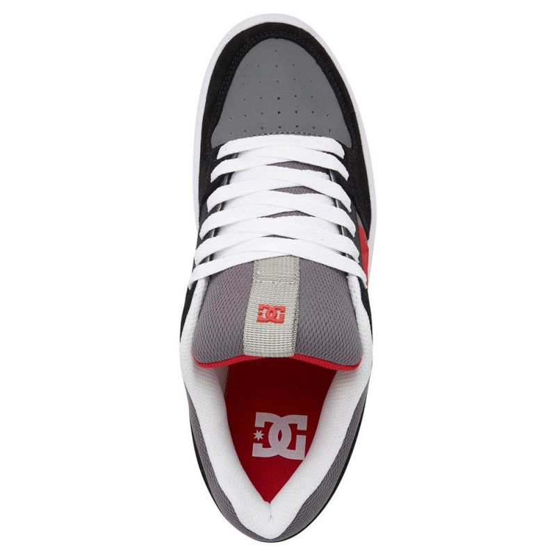 DC Shoes Lynx Zero Leren Schoenen Heren Zwart Grijs | NIF81I-899