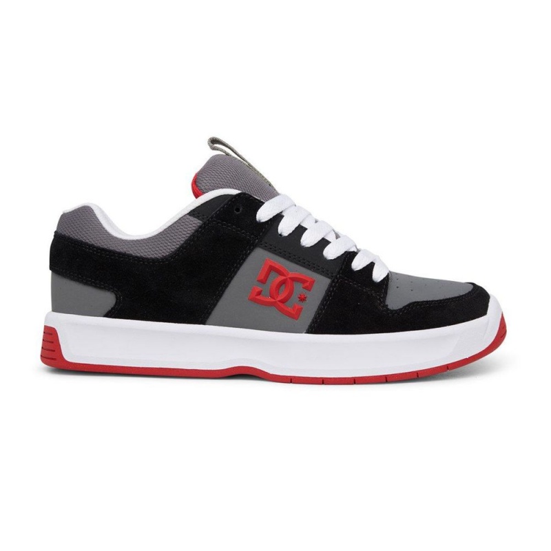 DC Shoes Lynx Zero Leren Schoenen Heren Zwart Grijs | NIF81I-899