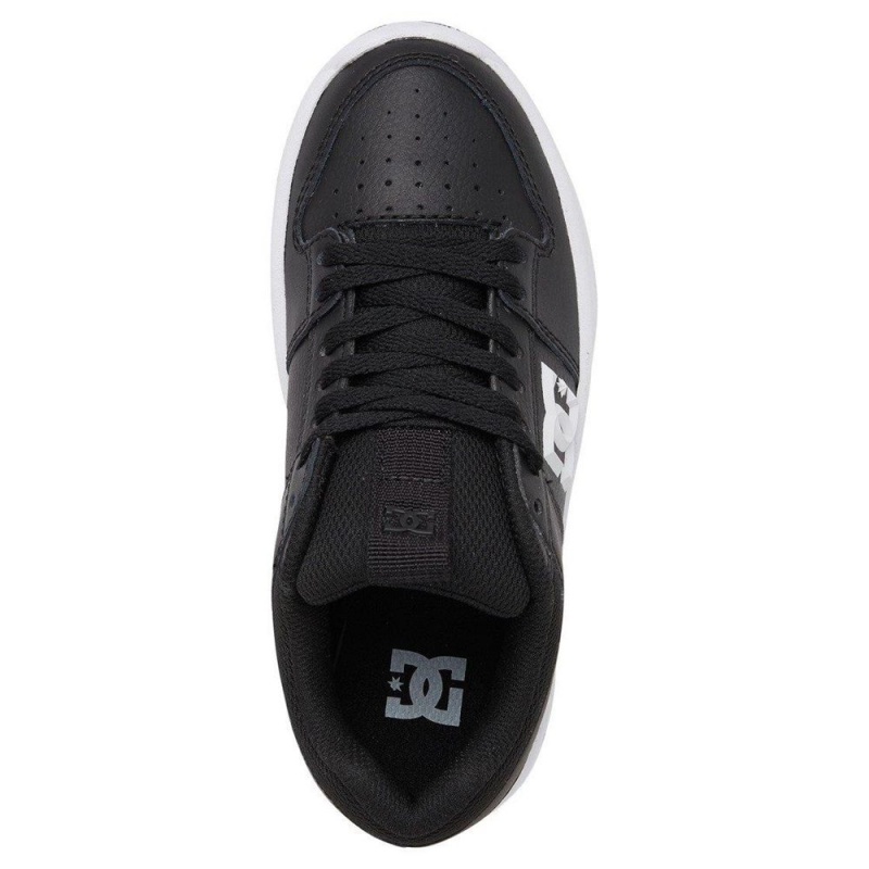 DC Shoes Lynx Zero Leren Schoenen Kinderen Zwart Wit | QKY93K-109