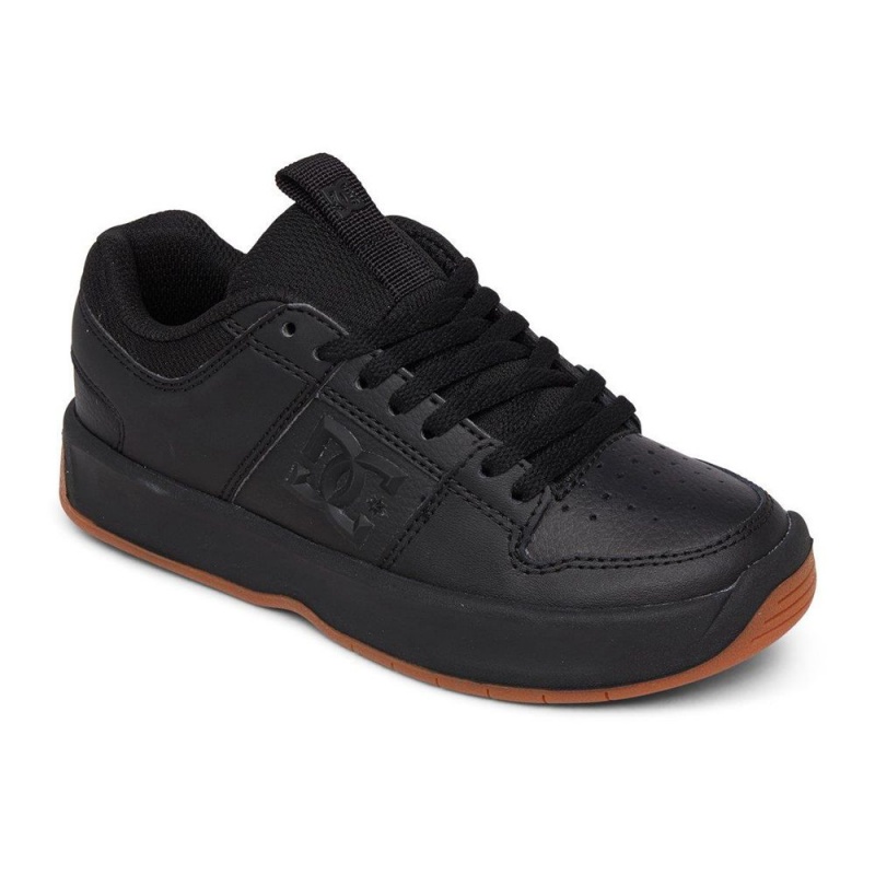 DC Shoes Lynx Zero Leren Schoenen Kinderen Zwart | YBQ15S-894