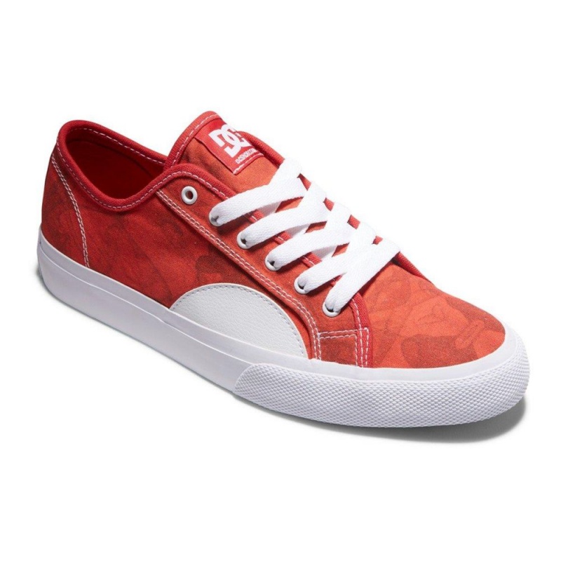 DC Shoes Manual S Evan Schoenen Heren Rood Wit | CAK97K-817