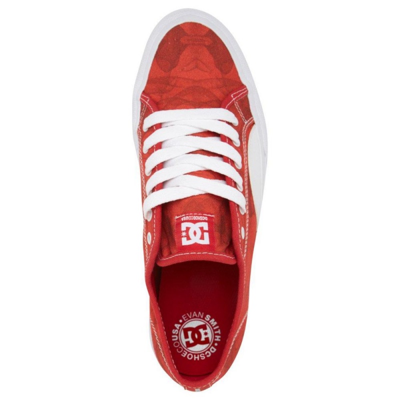 DC Shoes Manual S Evan Schoenen Heren Rood Wit | CAK97K-817