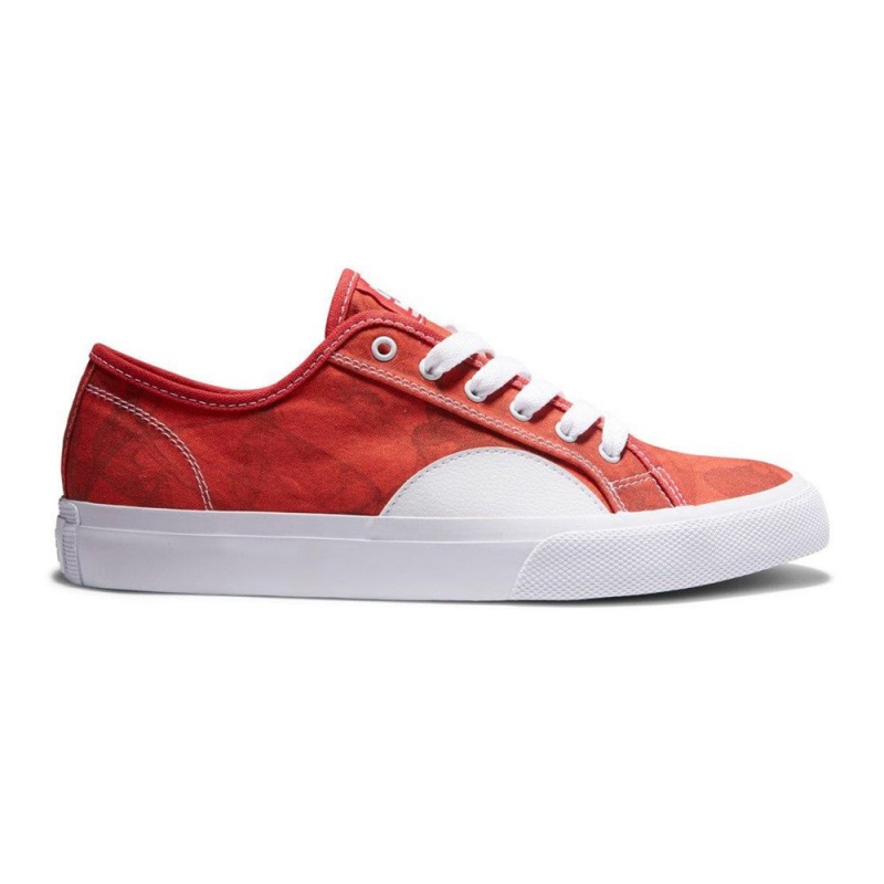 DC Shoes Manual S Evan Schoenen Heren Rood Wit | CAK97K-817