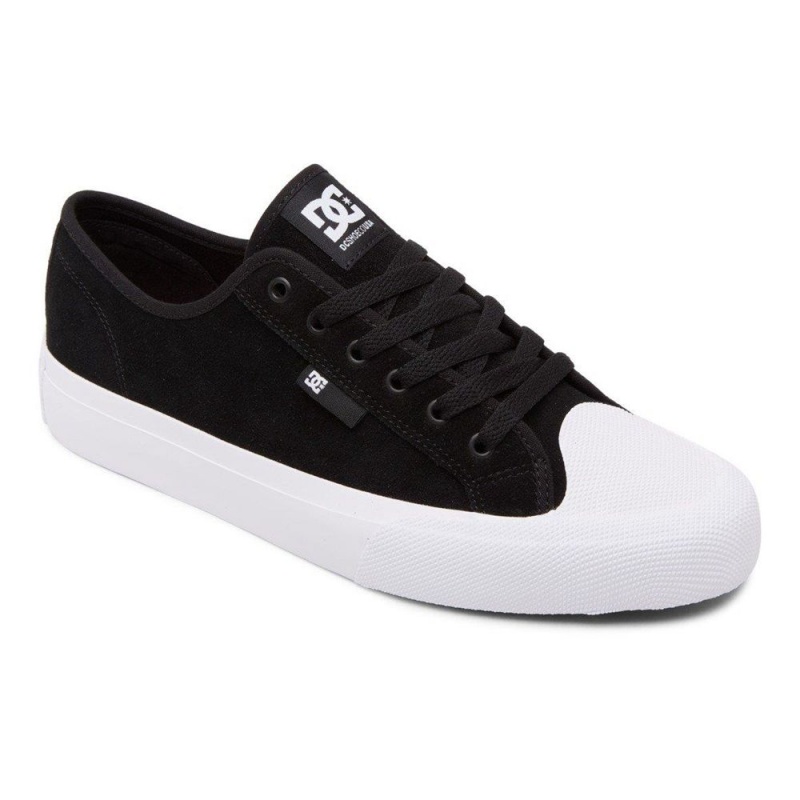 DC Shoes Manual S Suede Schoenen Heren Zwart Wit | WCI90W-822