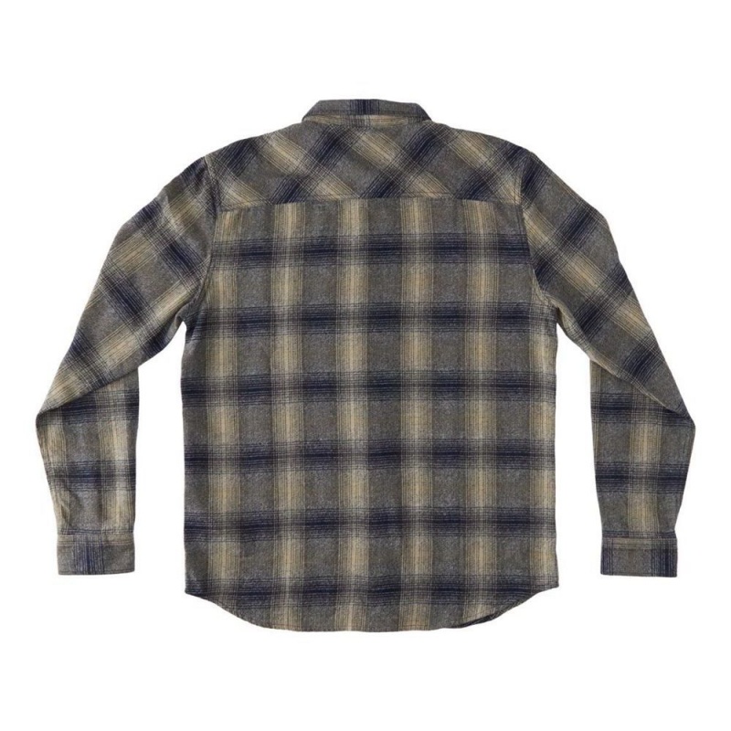 DC Shoes Marshal Flannel Long Sleeve Overhemd Heren Blauw Grijs | BTW99X-976