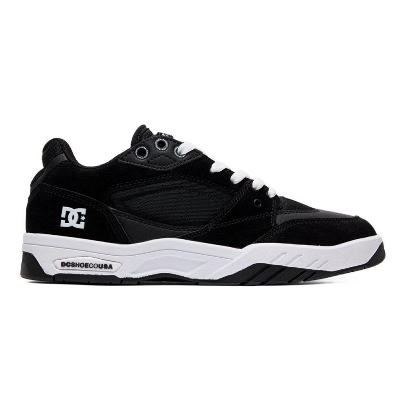 DC Shoes Maswell Schoenen Heren Zwart Wit | MEI33G-047