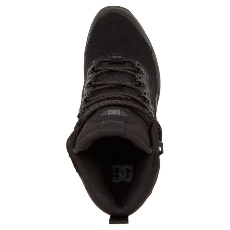 DC Shoes Navigator Leren Kanten Laarzen Heren Zwart | RKK52N-224