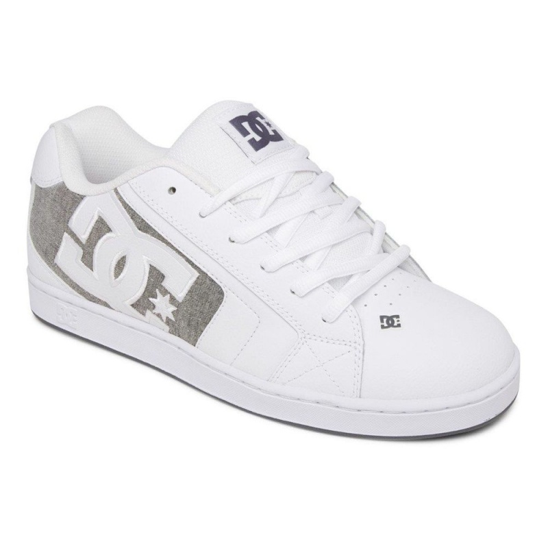 DC Shoes Net Schoenen Heren Wit Grijs | MQC66P-945