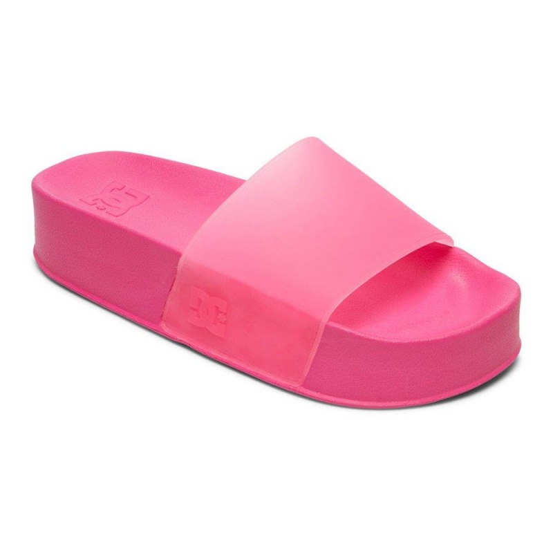 DC Shoes Platform Badeslippers Dames Roze | MVE31P-822