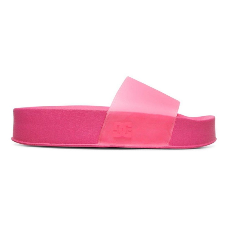 DC Shoes Platform Badeslippers Dames Roze | MVE31P-822