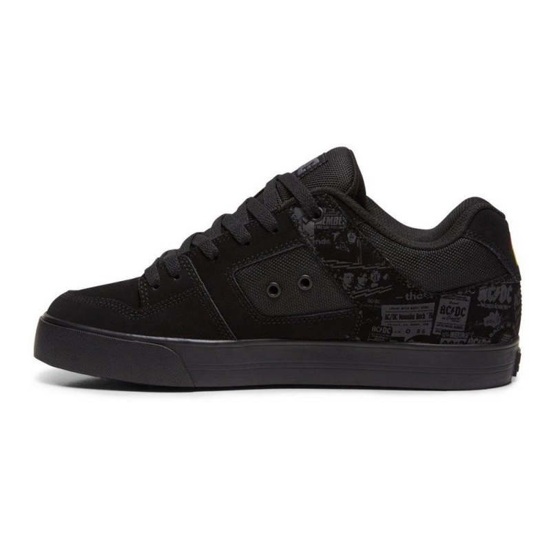 DC Shoes Pure AC/DC Schoenen Heren Zwart Grijs | MMF70K-223