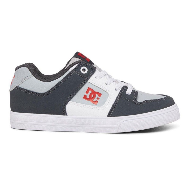 DC Shoes Pure Elastic Schoenen Kinderen Zwart Grijs | WBP56K-568