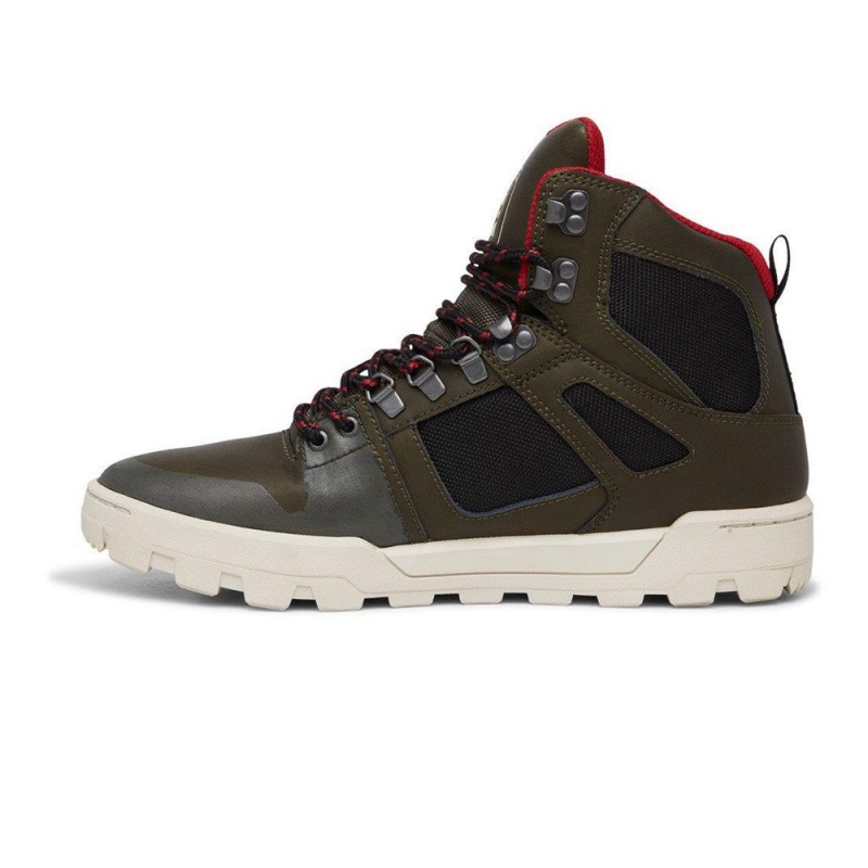 DC Shoes Pure Hi Weather Resistant Kanten-Up Laarzen Heren Groen Zwart | UUI88S-386