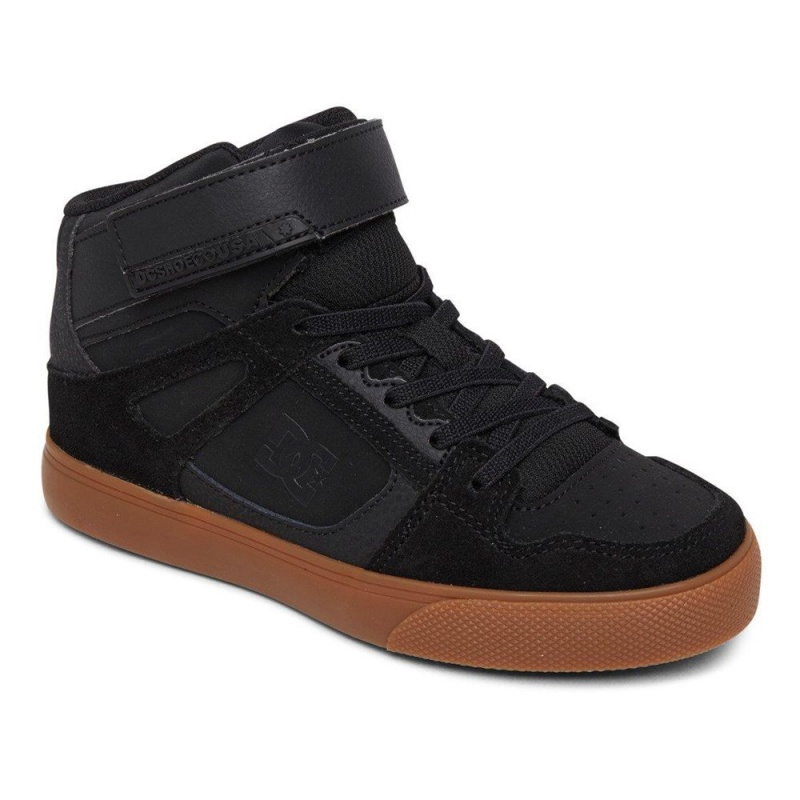 DC Shoes Pure High EV High-Top Schoenen Kinderen Zwart Bruin | XRN79E-541