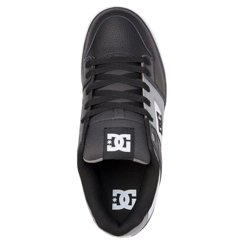 DC Shoes Pure Leren Schoenen Heren Grijs Zwart | HBT01Q-599