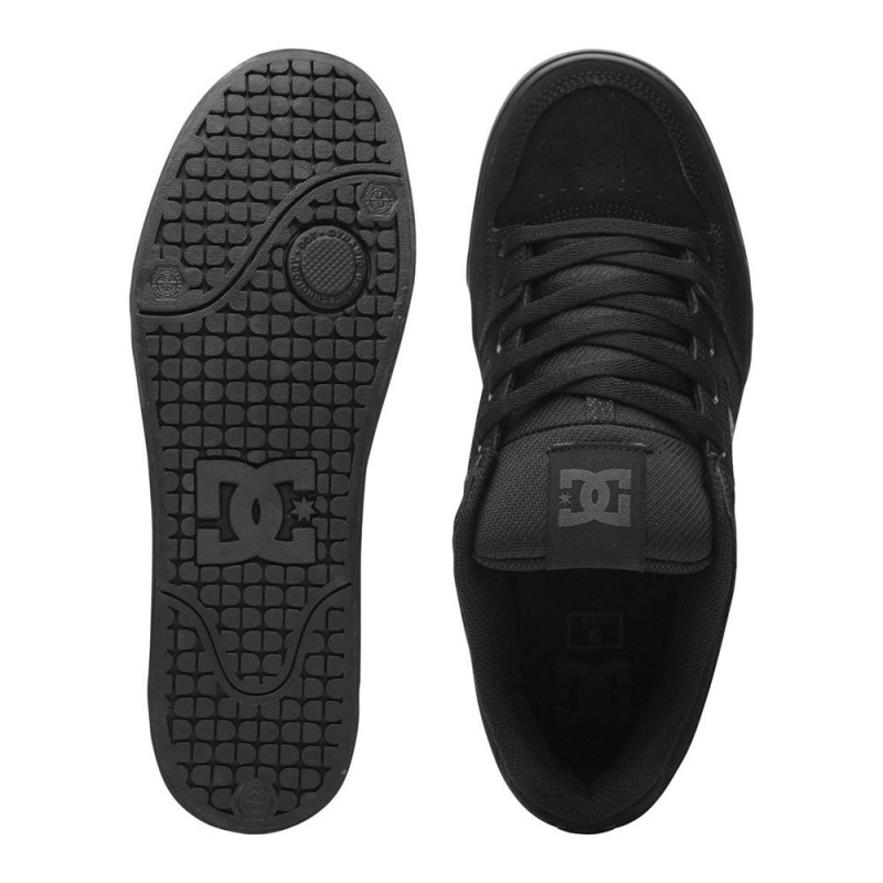 DC Shoes Pure Leren Schoenen Heren Zwart | PPB67T-502