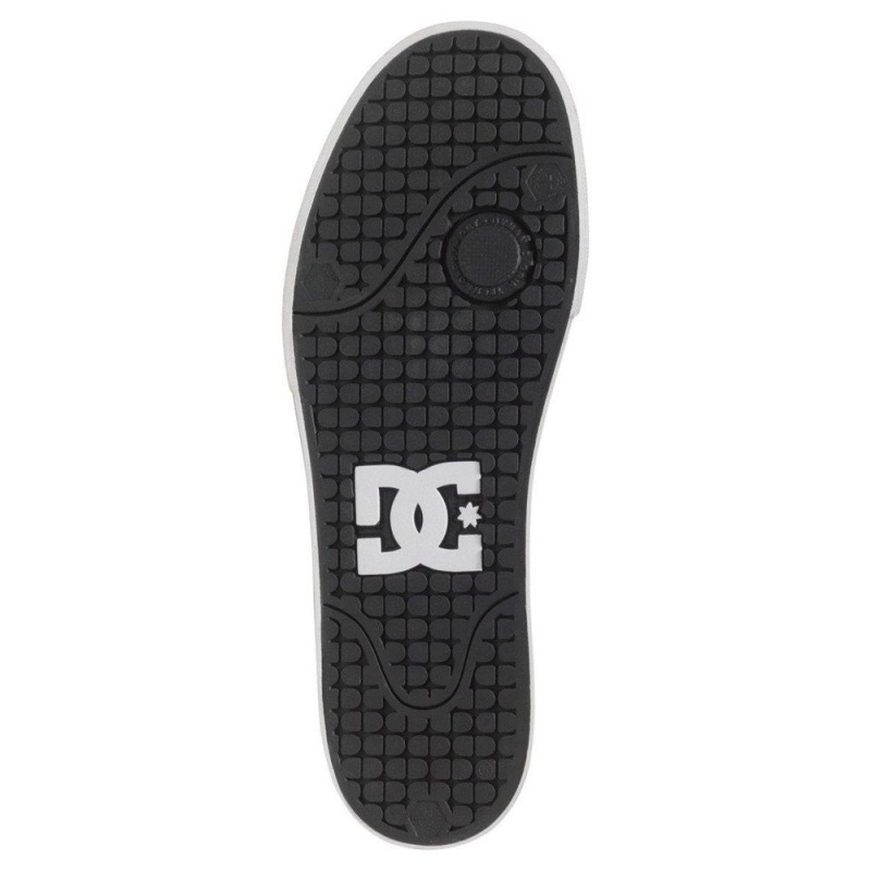 DC Shoes Pure Leren Schoenen Heren Zwart Wit | SUG51P-237