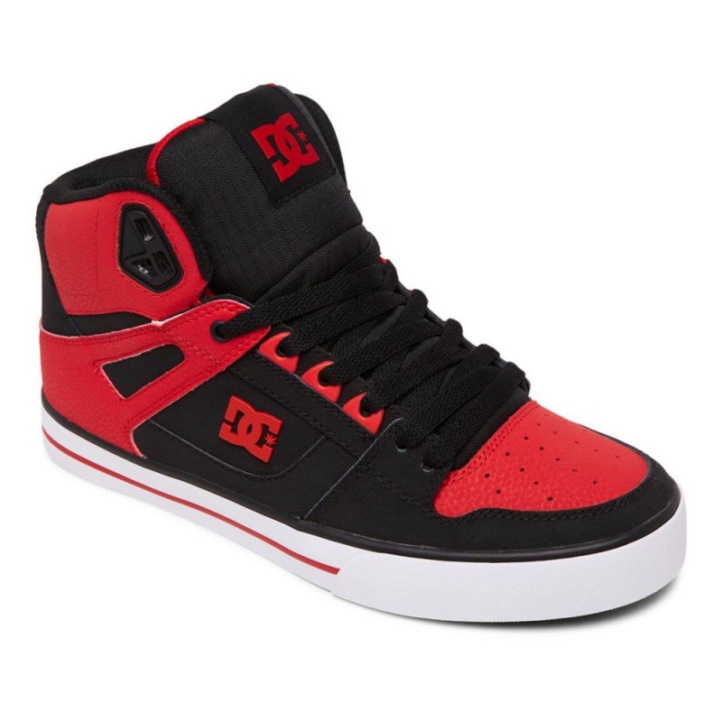 DC Shoes Pure SE High-Top Schoenen Heren Rood Zwart | TML96L-034