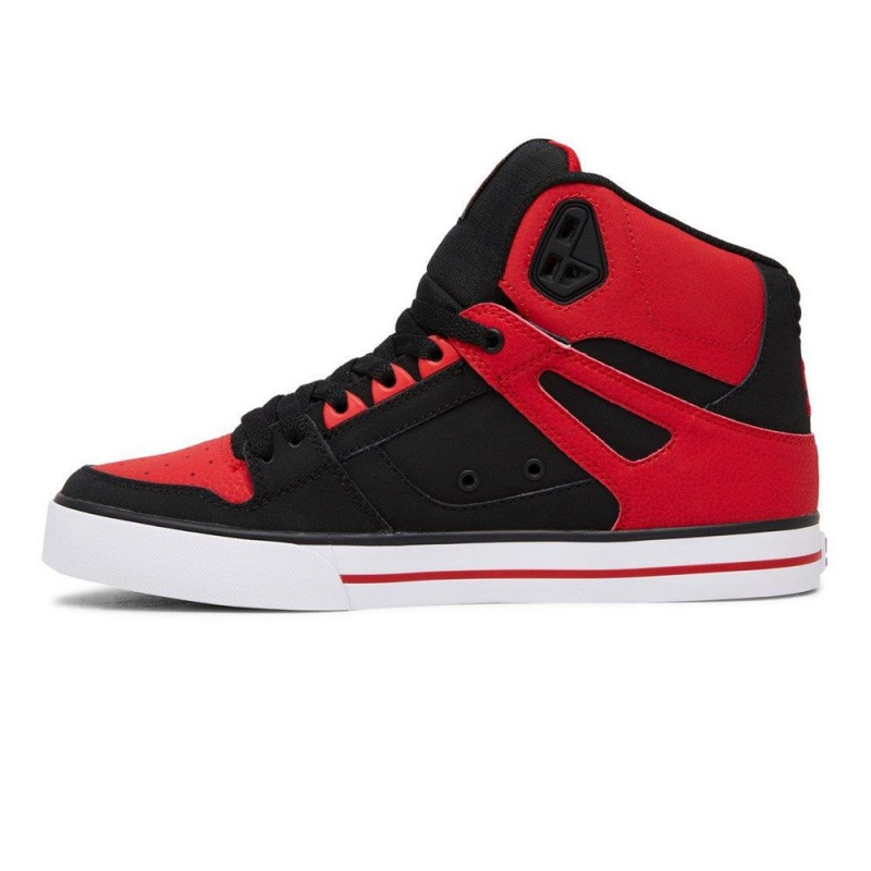 DC Shoes Pure SE High-Top Schoenen Heren Rood Zwart | TML96L-034