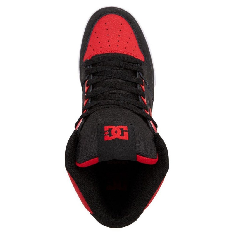 DC Shoes Pure SE High-Top Schoenen Heren Rood Zwart | TML96L-034