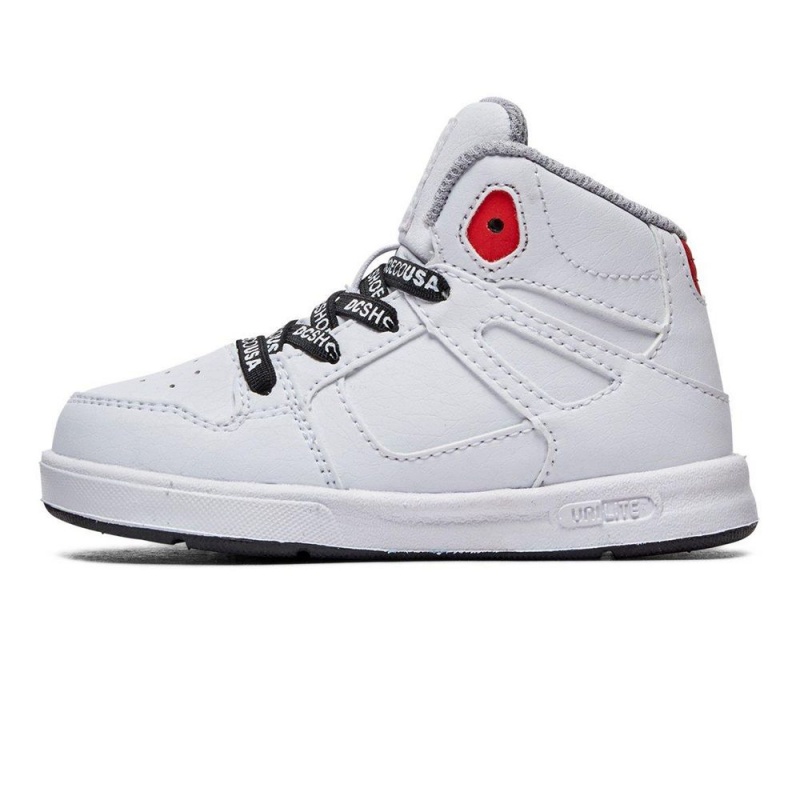 DC Shoes Pure SE High-Top Schoenen Kinderen Wit Zwart | WKV58M-931