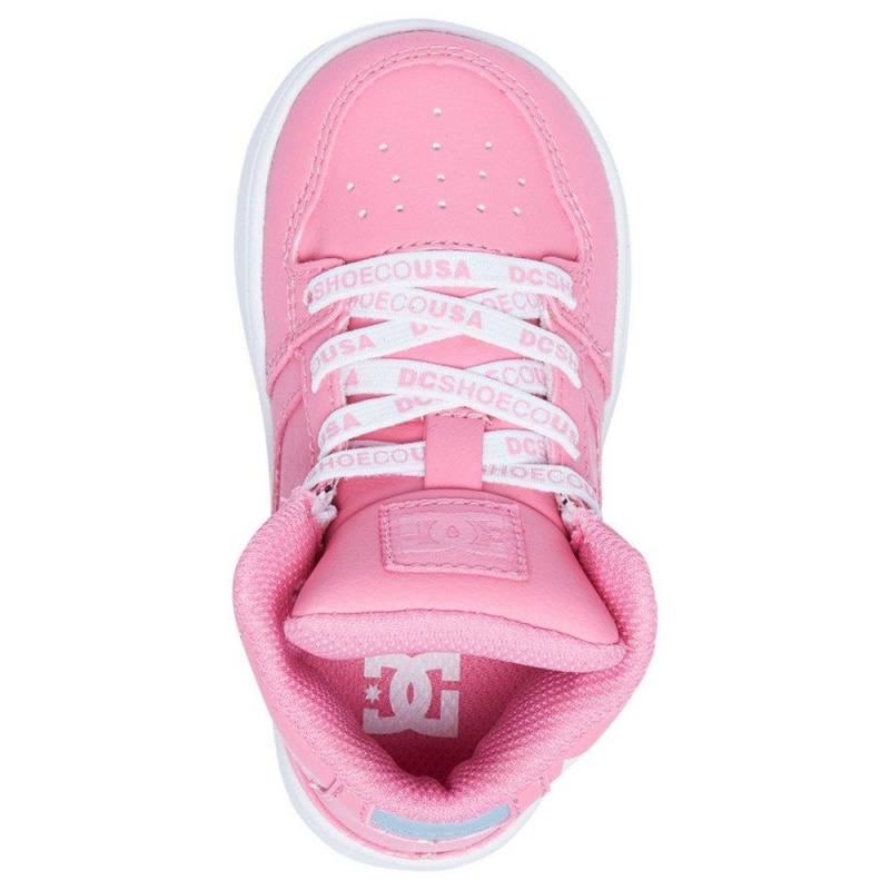 DC Shoes Pure SE High-Top Schoenen Kinderen Roze Wit | XHD77K-999