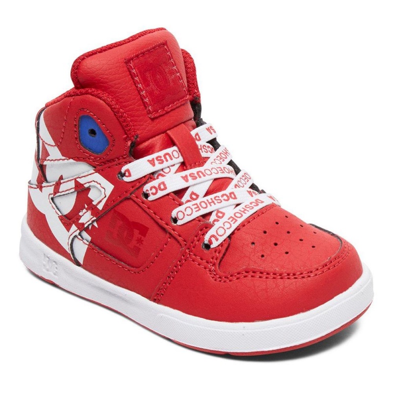 DC Shoes Pure SE High-Top Schoenen Kinderen Rood Wit | GKC82V-740