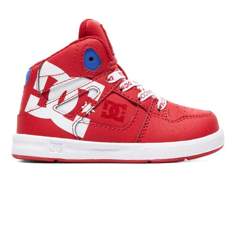 DC Shoes Pure SE High-Top Schoenen Kinderen Rood Wit | GKC82V-740