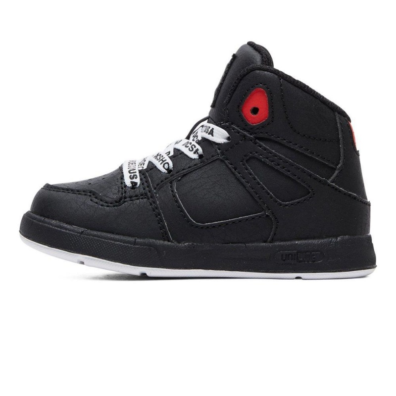 DC Shoes Pure SE High-Top Schoenen Kinderen Zwart Wit | QUN93R-613