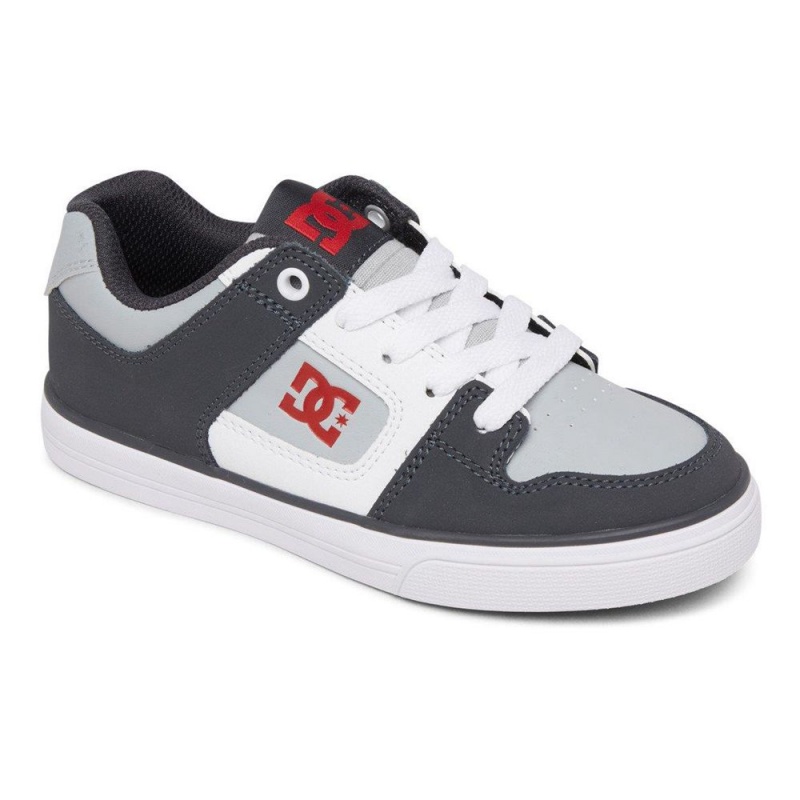 DC Shoes Pure Schoenen Kinderen Zwart Grijs | YCG65F-784