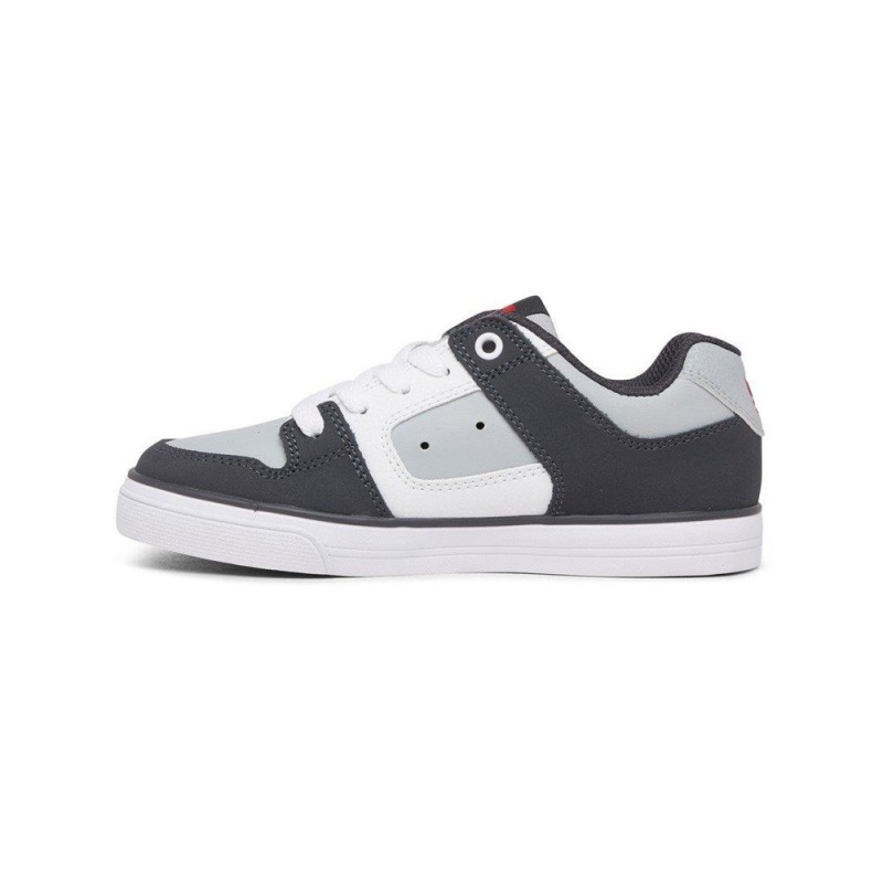 DC Shoes Pure Schoenen Kinderen Zwart Grijs | YCG65F-784