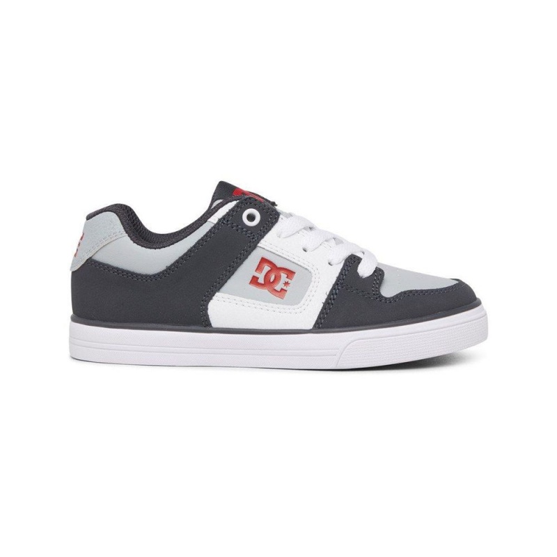 DC Shoes Pure Schoenen Kinderen Zwart Grijs | YCG65F-784