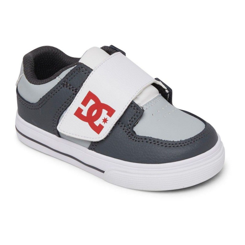 DC Shoes Pure V Schoenen Kinderen Grijs Zwart | ACV84J-456