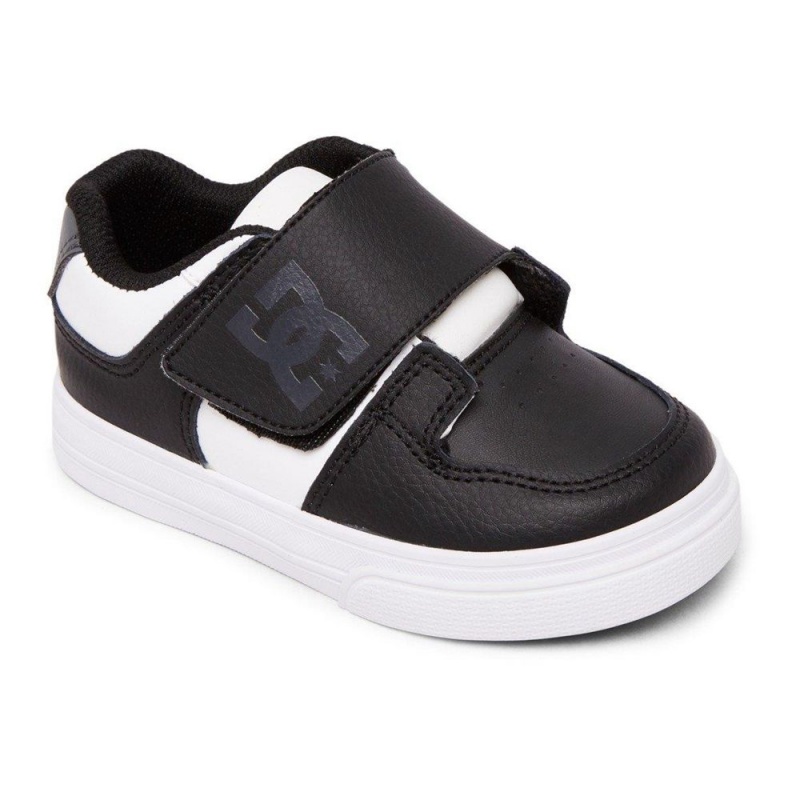 DC Shoes Pure V Schoenen Kinderen Zwart Wit | KDF14E-237