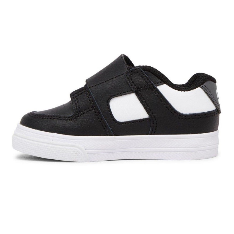 DC Shoes Pure V Schoenen Kinderen Zwart Wit | KDF14E-237