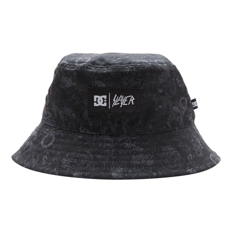 DC Shoes Slayer Reversible Bucket Hoed Heren Zwart | RDP96E-083