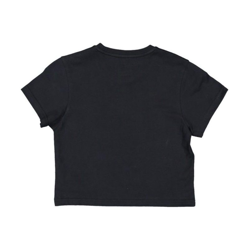 DC Shoes Star Cropped T-Shirt Dames Zwart | ZCY80F-375