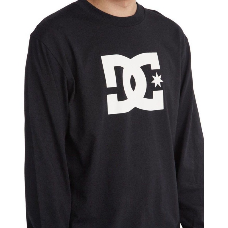 DC Shoes Star Long Sleeve T-Shirt Heren Zwart | LPF06Q-657