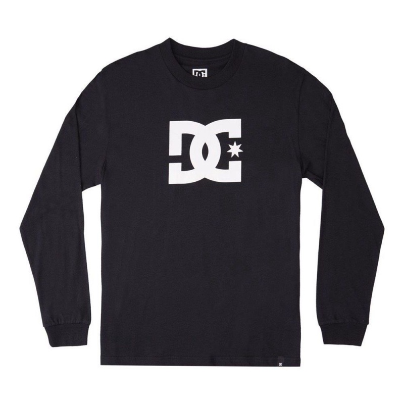 DC Shoes Star Long Sleeve T-Shirt Heren Zwart | LPF06Q-657