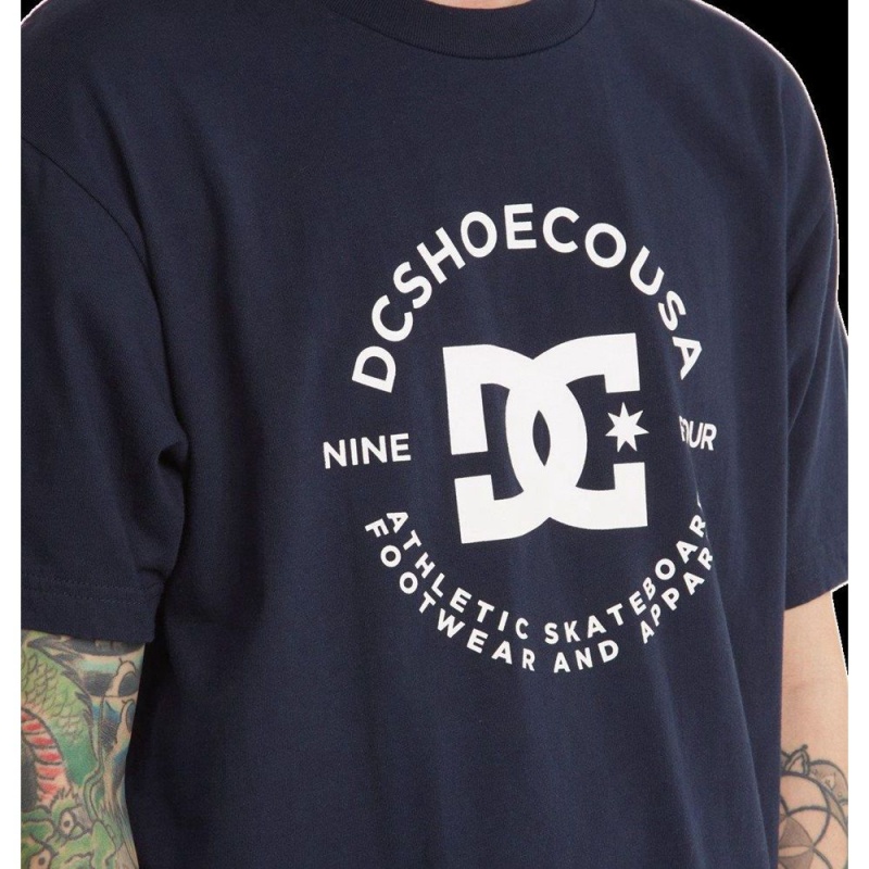 DC Shoes Star Pilot T-Shirt Heren Donkerblauw | FYO98Q-797