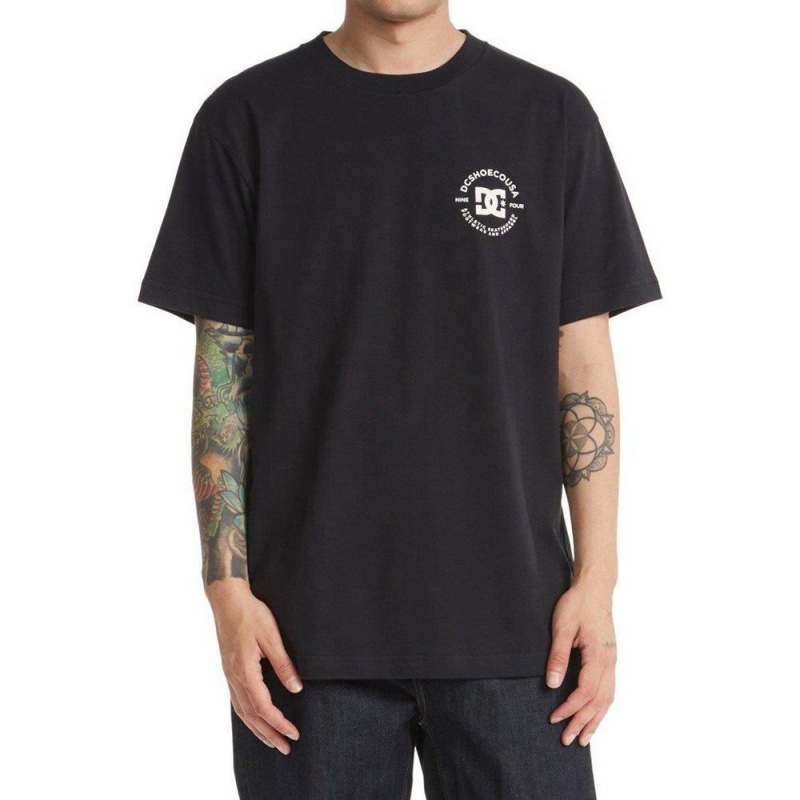 DC Shoes Star Pilot T-Shirt Heren Zwart | ESV22W-147