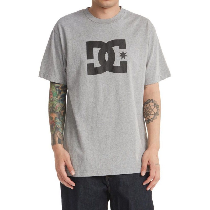 DC Shoes Star T-Shirt Heren Grijs | WHS60G-070