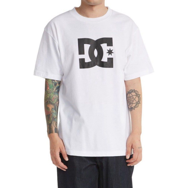 DC Shoes Star T-Shirt Heren Wit | UUD65T-375